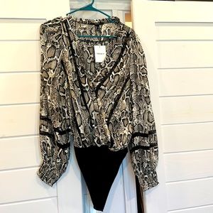 Long sleeve Forever 21 Top Bodysuit XL